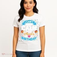 I Cant Keep Calm Its My Aunt Birthday Women's T-Shirt thumb 4