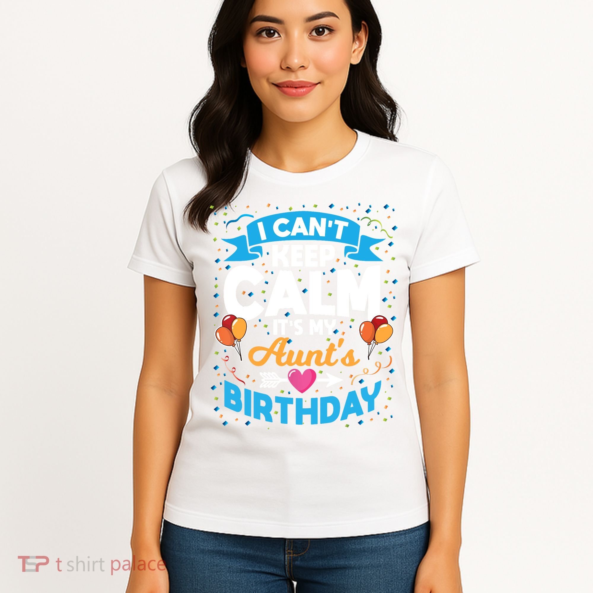 I Cant Keep Calm Its My Aunt Birthday Women's T-Shirt