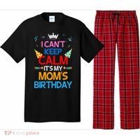 I Can't Keep Calm It's My Mom's Birthday Pajama Set thumb 0