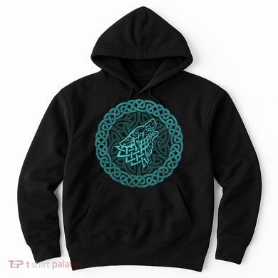 Ireland Celtic Knotwork Design Wolf Original Celtic Hoodie