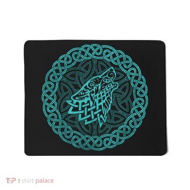 Ireland Celtic Knotwork Design Wolf Original Celtic Mousepad