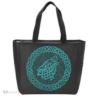Ireland Celtic Knotwork Design Wolf Original Celtic Tote Bag