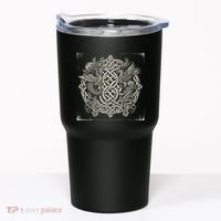 Intricate Celtic Knot With Dragon And Phoenix Tumbler thumb 0
