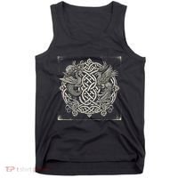 Intricate Celtic Knot With Dragon And Phoenix Tank Top thumb 0