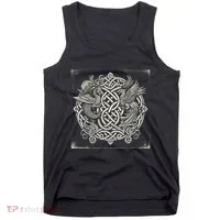 Intricate Celtic Knot With Dragon And Phoenix Tank Top thumb 0