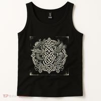 Intricate Celtic Knot With Dragon And Phoenix Tank Top thumb 2