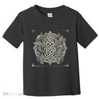 Intricate Celtic Knot With Dragon And Phoenix Toddler T-Shirt thumb 0