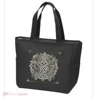 Intricate Celtic Knot With Dragon And Phoenix Tote Bag thumb 3