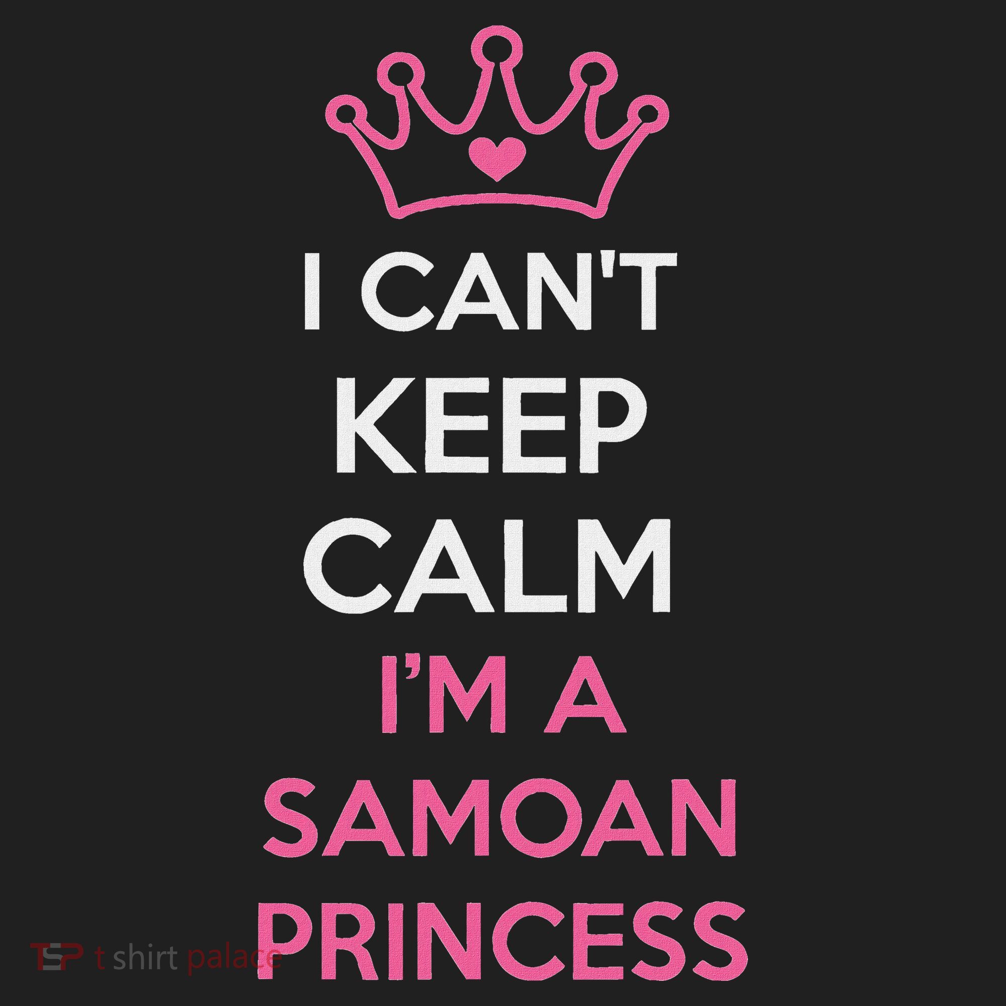 I Can't Keep Calm I'm A Samoan Princess Cute Beanie