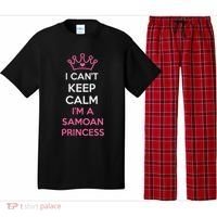 I Can't Keep Calm I'm A Samoan Princess Cute Pajama Set thumb 0