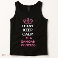 I Can't Keep Calm I'm A Samoan Princess Cute Tank Top thumb 2