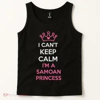 I Can't Keep Calm I'm A Samoan Princess Cute Tank Top thumb 2