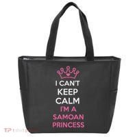 I Can't Keep Calm I'm A Samoan Princess Cute Tote Bag thumb 0