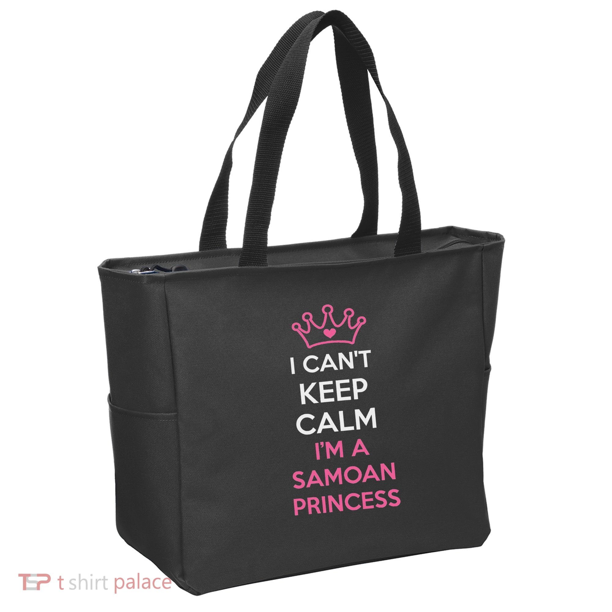 I Can't Keep Calm I'm A Samoan Princess Cute Tote Bag