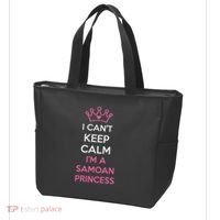 I Can't Keep Calm I'm A Samoan Princess Cute Tote Bag thumb 3