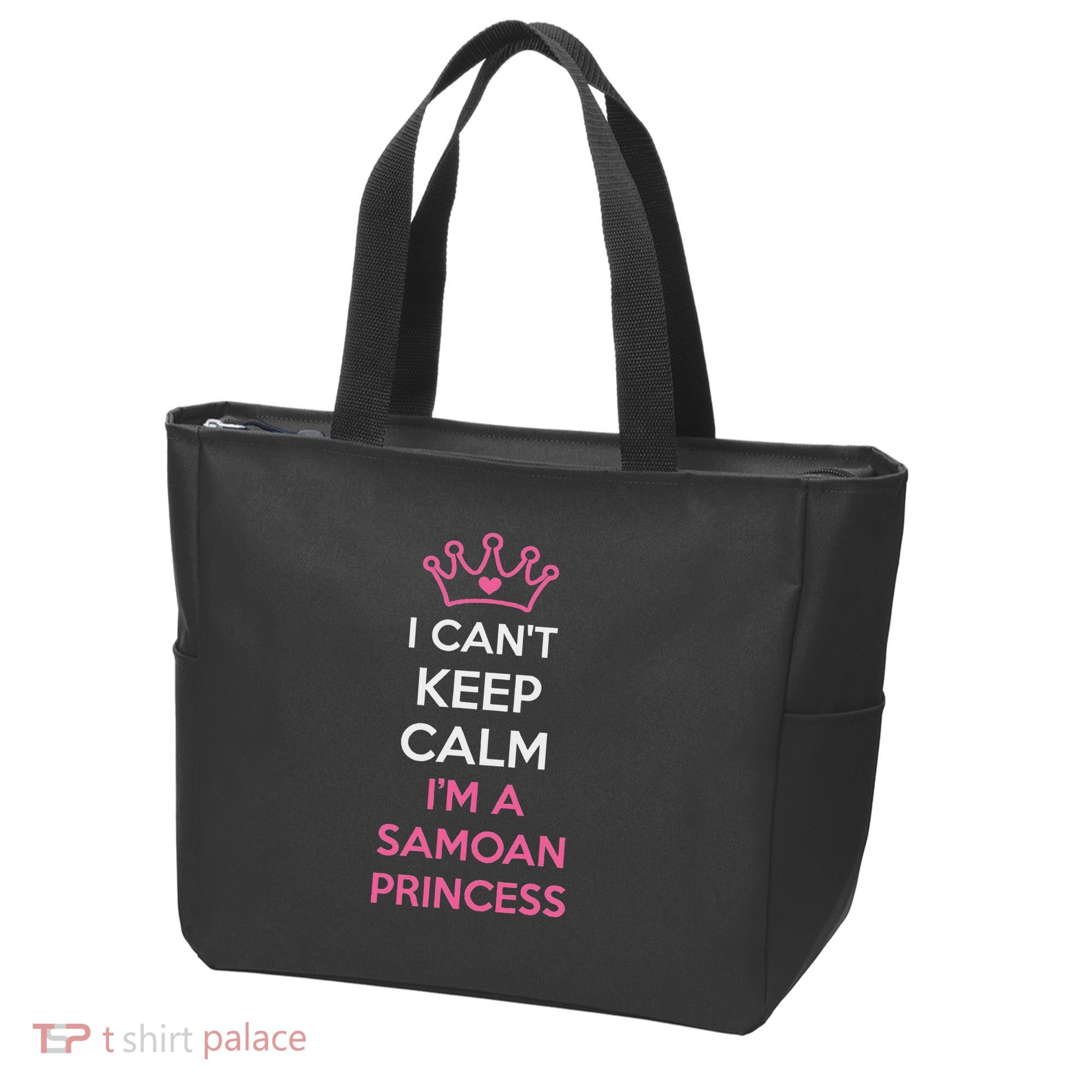 I Can't Keep Calm I'm A Samoan Princess Cute Tote Bag