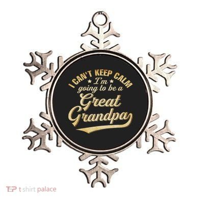 I Can't Keep Calm I'm Going To Be A Great Grandpa Ornament