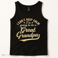 I Can't Keep Calm I'm Going To Be A Great Grandpa Tank Top thumb 2