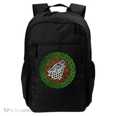 Ireland Celtic Knotwork Design Ornament Wolf Original Celtic Backpack
