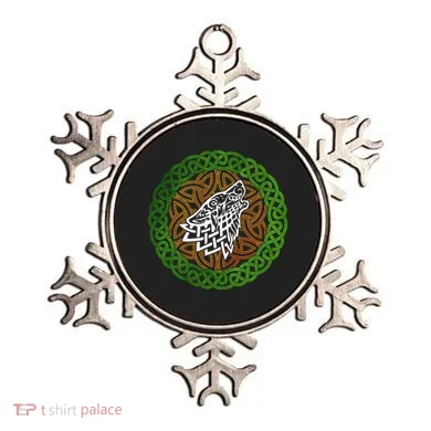 Ireland Celtic Knotwork Design Ornament Wolf Original Celtic Ornament