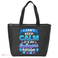 I Cant Keep Calm Its My Stepdaughter Birthday Bday Tote Bag thumb 0