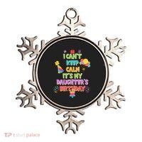 I Can't Keep Calm It's My Daughter's Birthday Ornament thumb 0