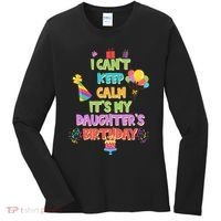 I Can't Keep Calm It's My Daughter's Birthday Women's Long Sleeve Shirt thumb 0