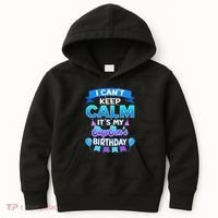 I Cant Keep Calm Its My Stepson Birthday Bday Kids Hoodie thumb 0