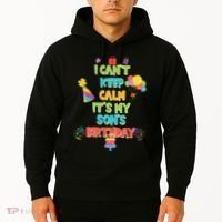 I Can't Keep Calm It's My Son's Birthday Hoodie thumb 2