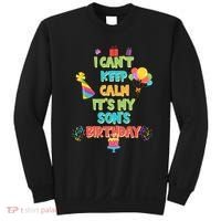 I Can't Keep Calm It's My Son's Birthday Sweatshirt thumb 0