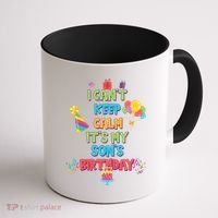 I Can't Keep Calm It's My Son's Birthday Coffee Mug thumb 1
