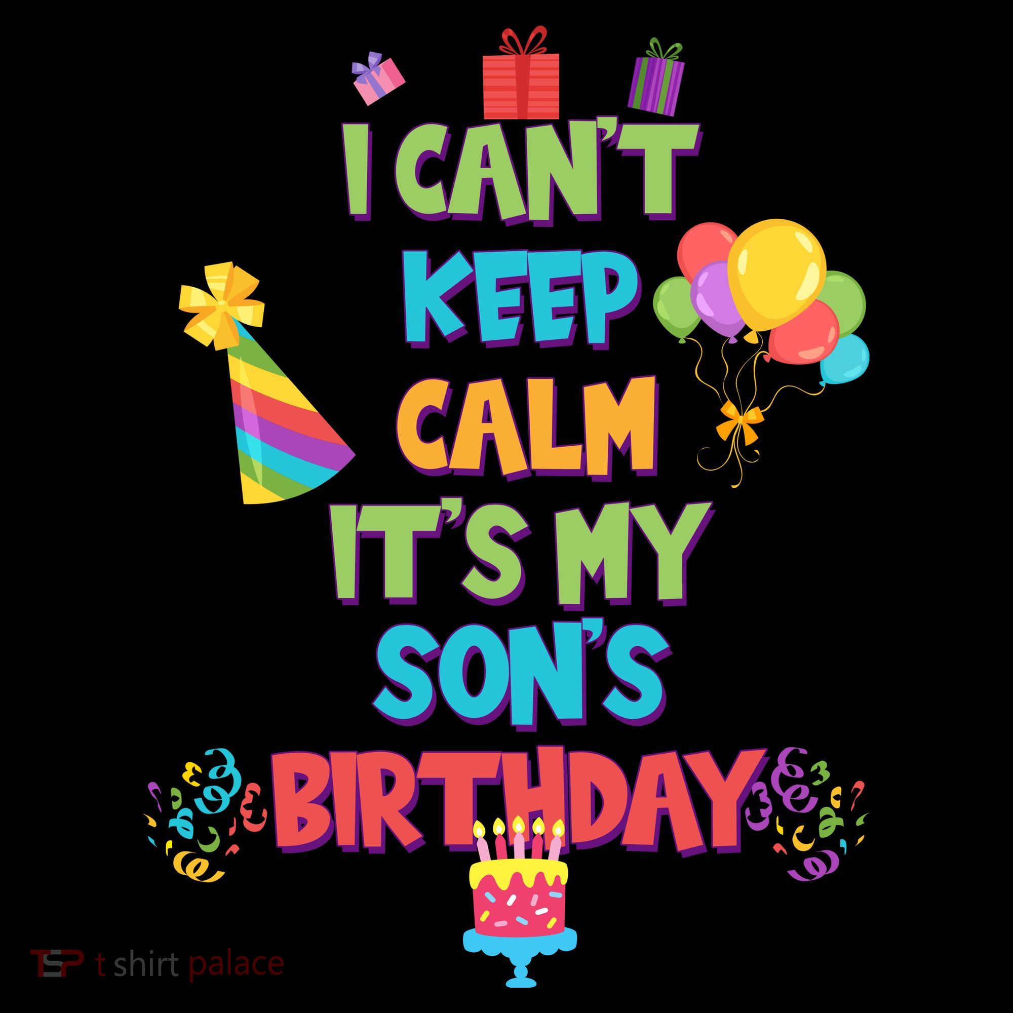 I Can't Keep Calm It's My Son's Birthday Coffee Mug