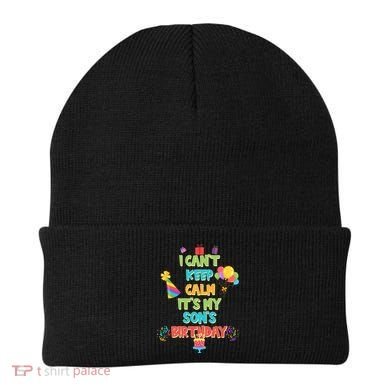 I Can't Keep Calm It's My Son's Birthday Beanie