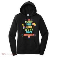I Can't Keep Calm It's My Son's Birthday Women's Hoodie thumb 0