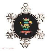 I Can't Keep Calm It's My Son's Birthday Ornament thumb 0
