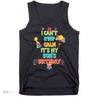 I Can't Keep Calm It's My Son's Birthday Tank Top thumb 0