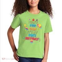 I Can't Keep Calm It's My Son's Birthday Kids T-Shirt thumb 2
