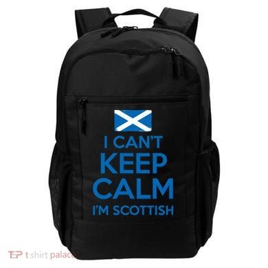 I Cant Keep Calm Im Scottish Funny Scotland Meme Gift Backpack