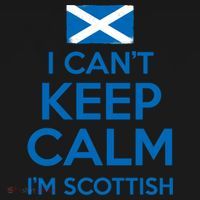 I Cant Keep Calm Im Scottish Funny Scotland Meme Gift Bucket Hat thumb 4