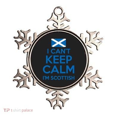 I Cant Keep Calm Im Scottish Funny Scotland Meme Gift Ornament