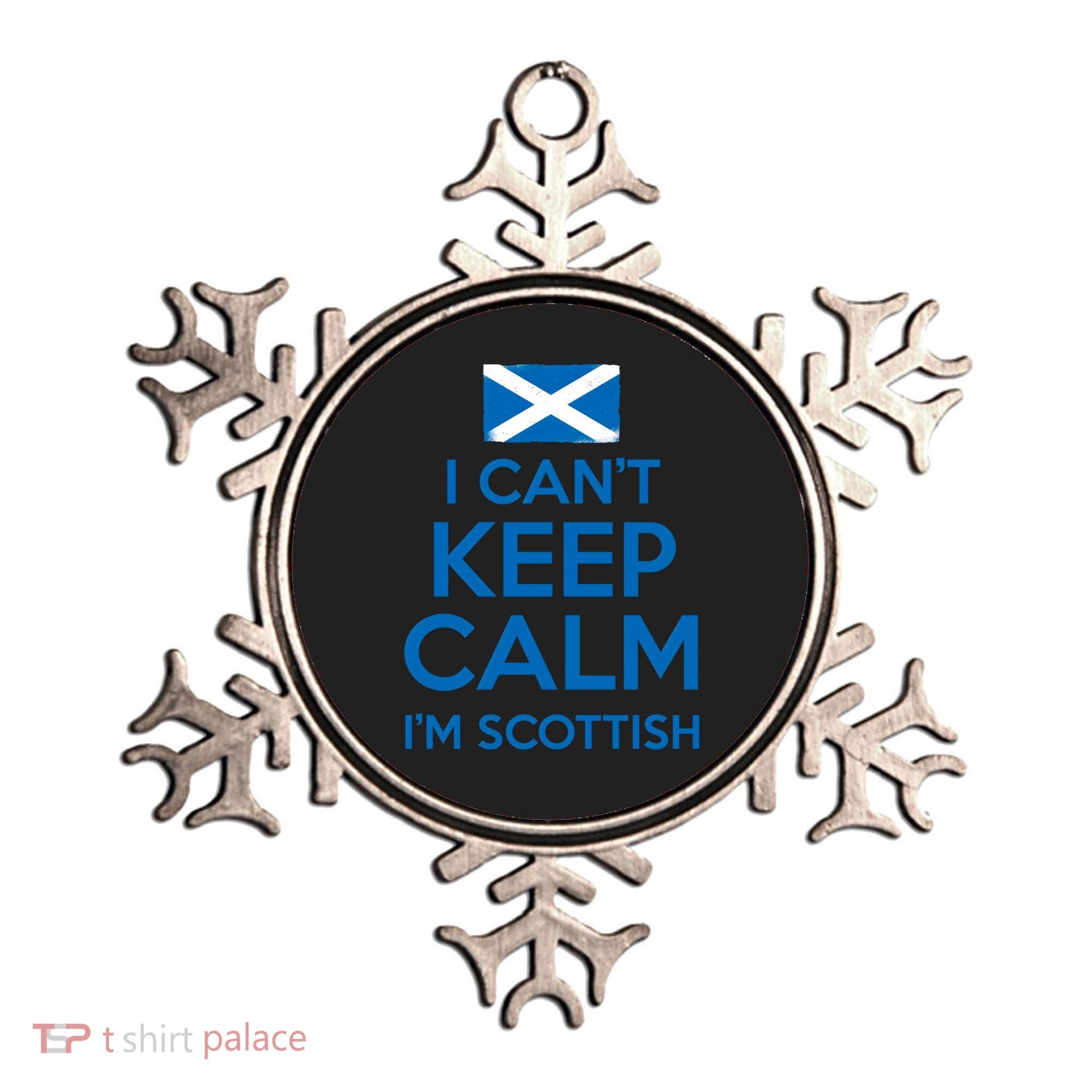 I Cant Keep Calm Im Scottish Funny Scotland Meme Gift Ornament