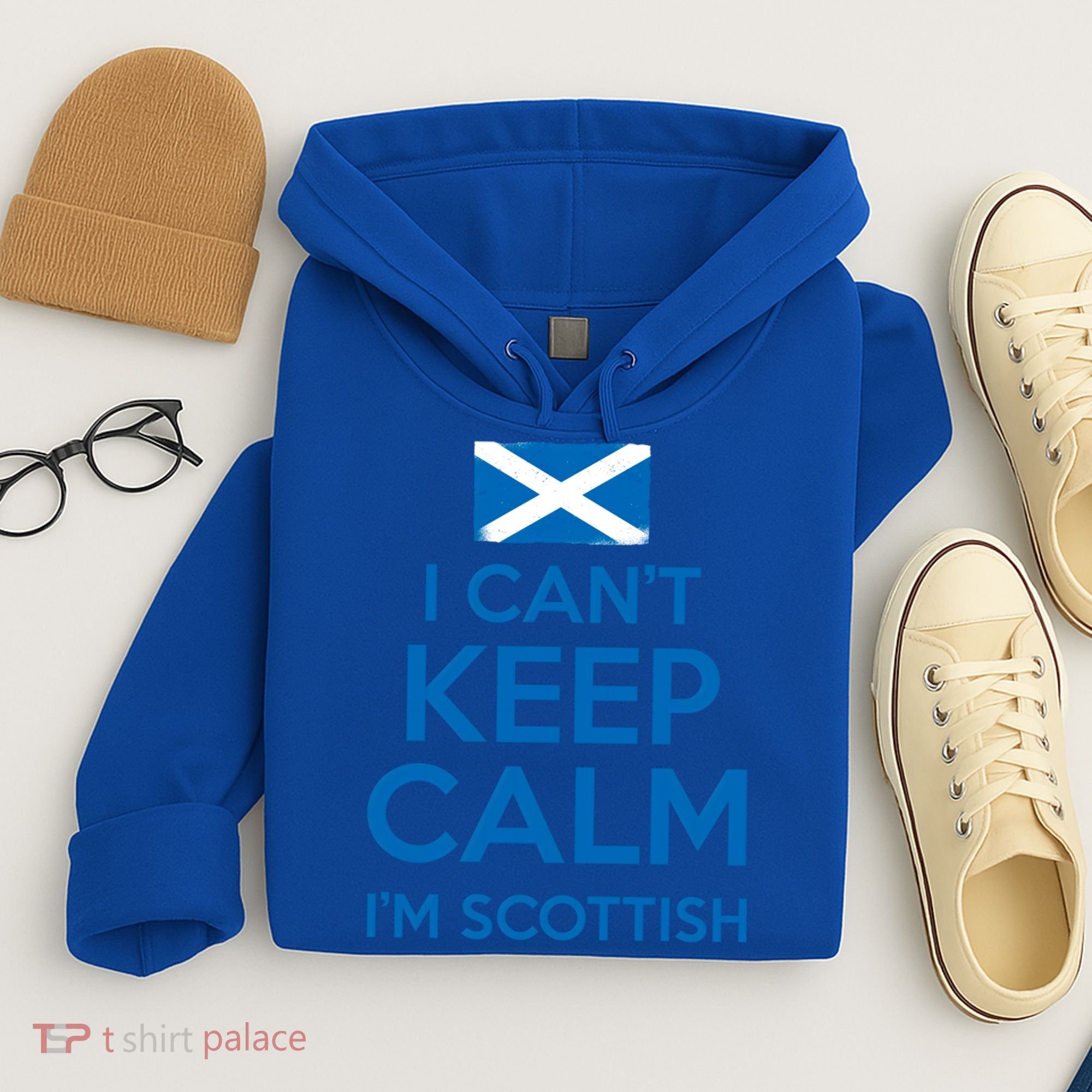 I Cant Keep Calm Im Scottish Funny Scotland Meme Gift Hoodie