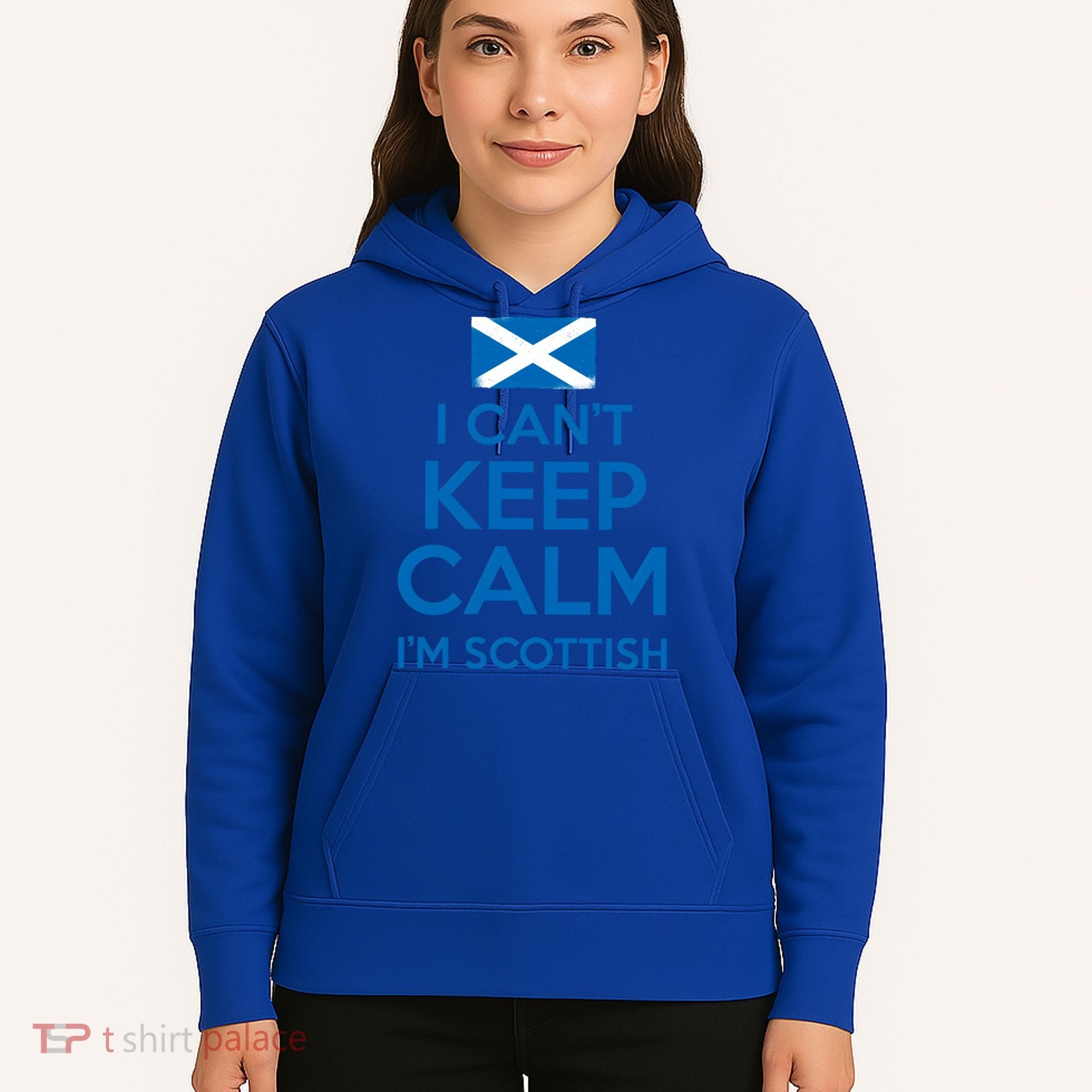 I Cant Keep Calm Im Scottish Funny Scotland Meme Gift Hoodie