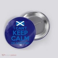 I Cant Keep Calm Im Scottish Funny Scotland Meme Gift Button thumb 0