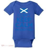 I Cant Keep Calm Im Scottish Funny Scotland Meme Gift Baby Bodysuit thumb 0