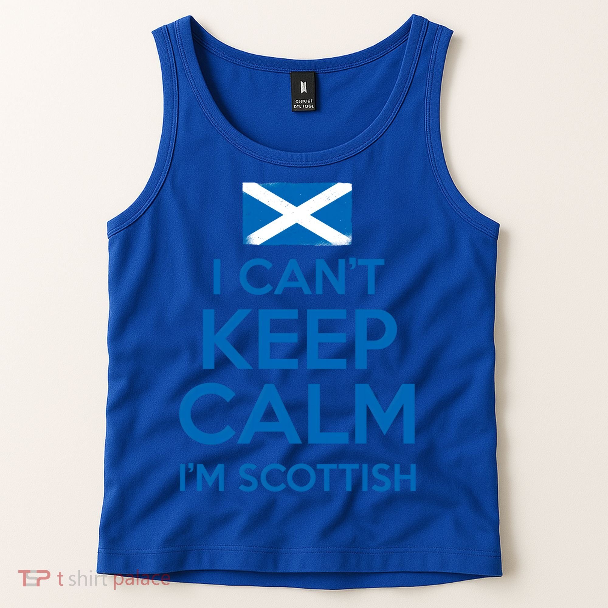 I Cant Keep Calm Im Scottish Funny Scotland Meme Gift Tank Top