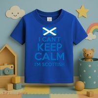 I Cant Keep Calm Im Scottish Funny Scotland Meme Gift Toddler T-Shirt thumb 3
