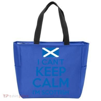 I Cant Keep Calm Im Scottish Funny Scotland Meme Gift Tote Bag