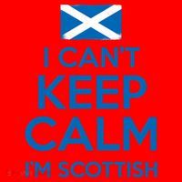 I Cant Keep Calm Im Scottish Funny Scotland Meme Gift Santa Hat thumb 1