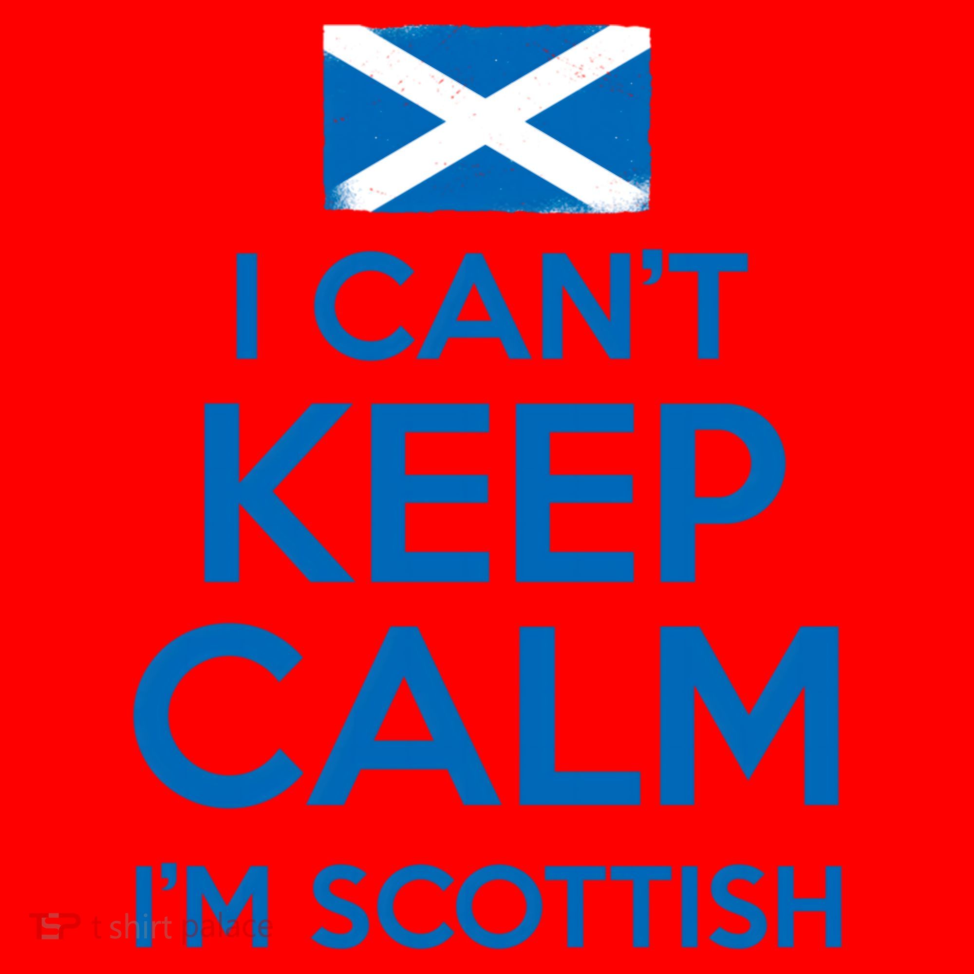 I Cant Keep Calm Im Scottish Funny Scotland Meme Gift Santa Hat